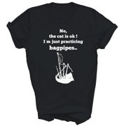 I'm Just Practicing Bagpipe Bagpipers Gift T-Shirt