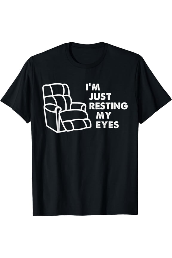 I'm Just Resting My Eyes Funny Vintage Dad Grandpa Gifts T-Shirt mens t shirt，black，women，funny，misfits，men，journey，t-shirt