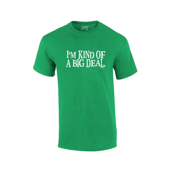 I'm Kind of An Important Person Funny Humor Sarcasm Novelty Short Sleeve-Kelly-Medium