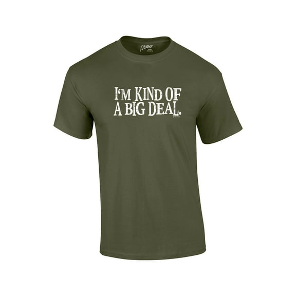 I'm Kind of An Important Person Funny Humor Sarcasm Novelty Short Sleeve-Military-Large