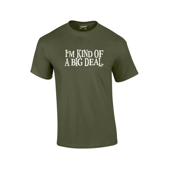 I'm Kind of An Important Person Funny Humor Sarcasm Novelty Short Sleeve-Military-Small