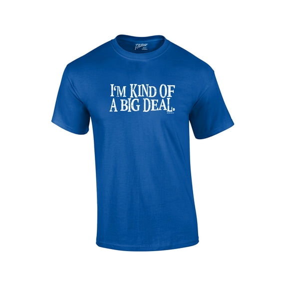 I'm Kind of An Important Person Funny Humor Sarcasm Novelty Short Sleeve-Royal-XXXL
