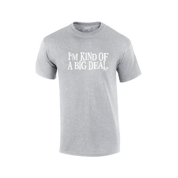 I'm Kind of An Important Person Funny Humor Sarcasm Novelty Short Sleeve-Sportsgray-Large