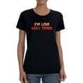 thumbnail image 1 of I'm Like 104 Percent Tired T-Shirt Women -Smartprints Designs, Female 3X-Large, 1 of 4