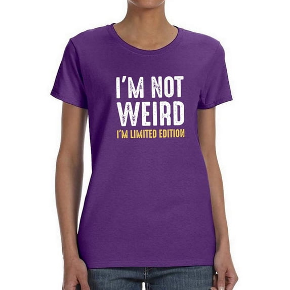 I'm Limited Edition. T-Shirt Women -Smartprints Designs, Female Large