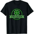 thumbnail image 1 of I'm Lucky Shamrock Gift T-Shirt For St Patrick's Day, 1 of 3