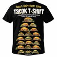 I'm Many Tacos Old Funny TShirt Cool Humorous Taco Design Black Tee