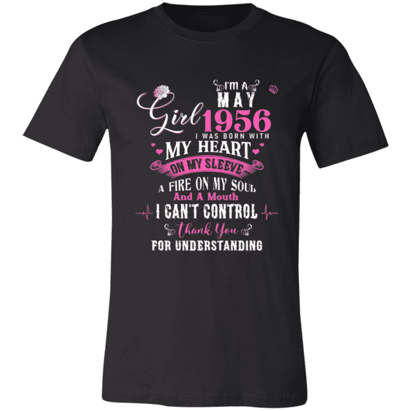 I'm May Girl 1956 Birthday 70Th Bday Decorations 70 Years Old Women T-Shirt
