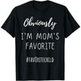 thumbnail image 1 of I'm Mom's Favorite Funny Daughter-Son Child Gift T-Shirt, 1 of 4