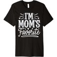 thumbnail image 1 of I'm Mom's Favorite Funny Daughter Son Rivalry Family Humor Premium T-Shirt, 1 of 3