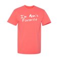 thumbnail image 1 of I'm Mom's Favorite Sarcastic Humor Mothers Day Apparel Graphic Tee Novelty Gift For Parents Christmas Vacations Funny Mens T Shirt, 1 of 5