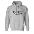 thumbnail image 1 of I'm Mom's Favorite Sarcastic Novelty Gift Idea Adult Humor Funny Men's Hoodies, 1 of 1