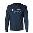 thumbnail image 1 of I'm Mom's Favorite Sarcastic Novelty Gift Idea Adult Humor Funny Men's Long Sleeve Shirts, 1 of 3