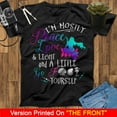 thumbnail image 1 of I'm Mostly Peace Love & Light And A Little Go Mermaid T-Shirt, Little Mermaid T-Shirt, Birthday Mermaid Lovers Shirt, Ariel T Shirt, 1 of 2