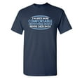 thumbnail image 1 of I'm Much More Comfortable Criticizing People Behind Their Backs Sarcastic Humor Graphic Novelty Funny Youth T Shirt, 1 of 1