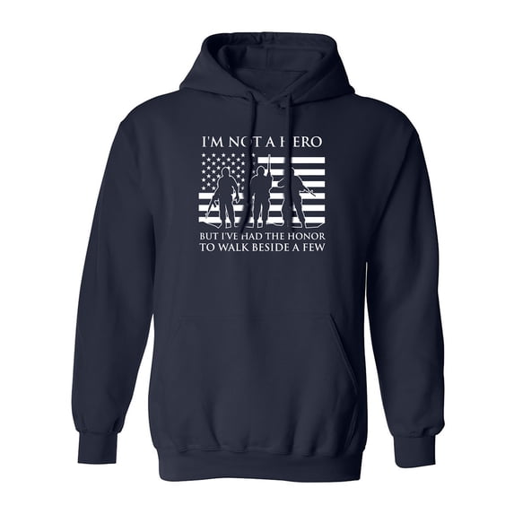 I'm Not A Hero Adult Hooded Sweatshirt