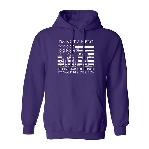 I'm Not A Hero Adult Hooded Sweatshirt