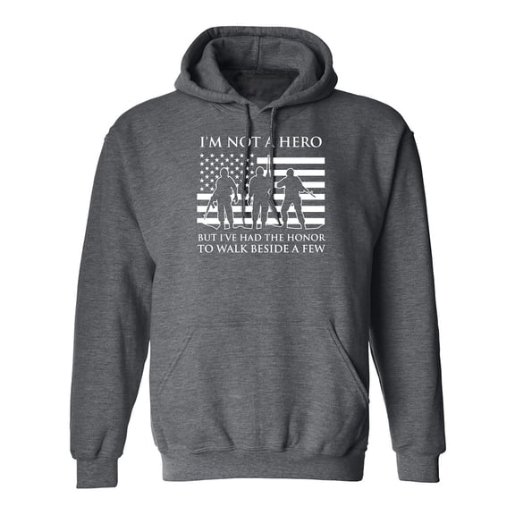 I'm Not A Hero Adult Hooded Sweatshirt