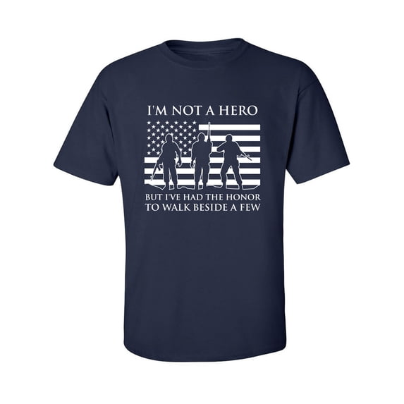 I'm Not A Hero Adult Short Sleeve T-shirt