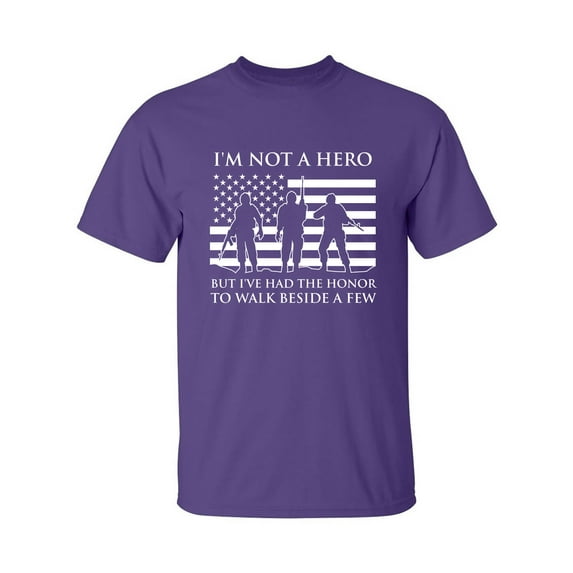 I'm Not A Hero Adult Short Sleeve T-shirt