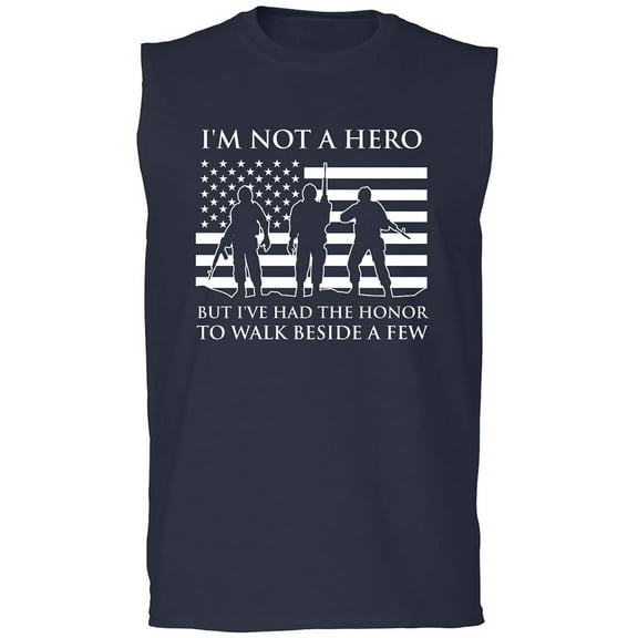 I'm Not A Hero Adult Sleeveless Tee