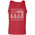 thumbnail image 1 of I'm Not A Hero Adult Tank Top, 1 of 3