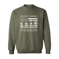 thumbnail image 1 of I'm Not A Hero Crewneck Sweatshirt, 1 of 3