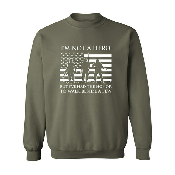 I'm Not A Hero Crewneck Sweatshirt