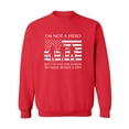 thumbnail image 1 of I'm Not A Hero Crewneck Sweatshirt, 1 of 3