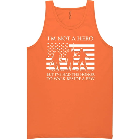 I'm Not A Hero Neon Tank Top