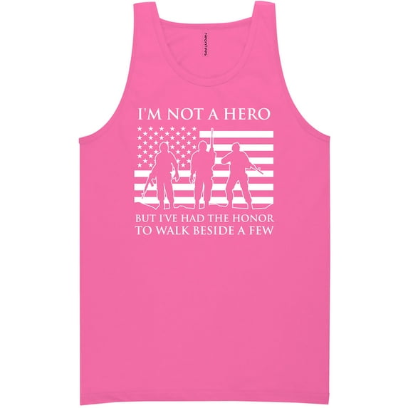 I'm Not A Hero Neon Tank Top