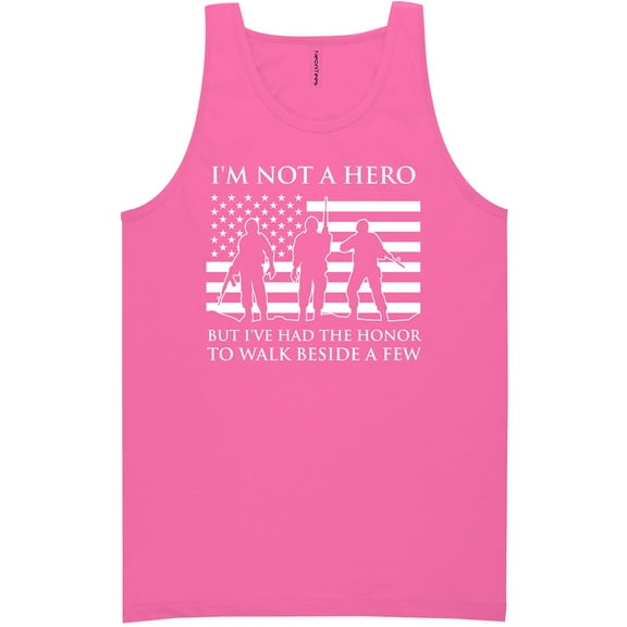 I'm Not A Hero Neon Tank Top