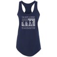 thumbnail image 1 of I'm Not A Hero Racerback Tank, 1 of 2