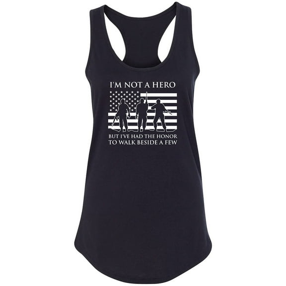 I'm Not A Hero Racerback Tank