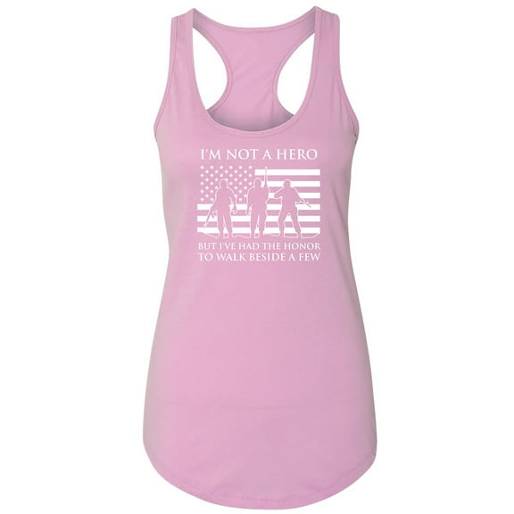 I'm Not A Hero Racerback Tank