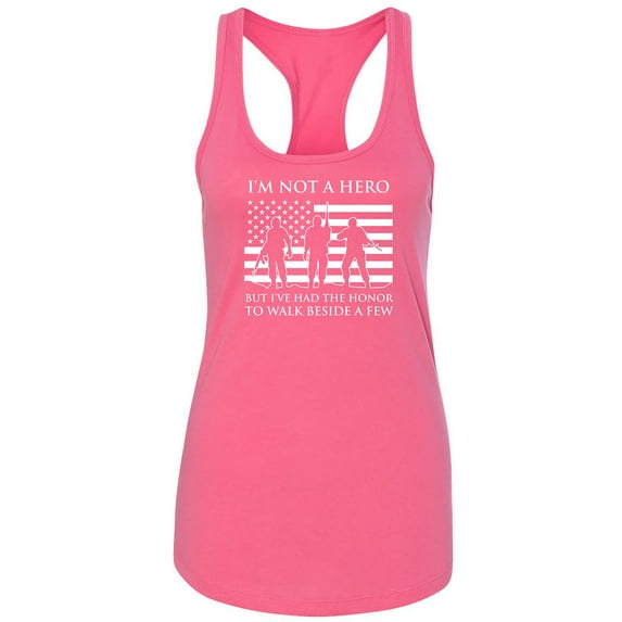 I'm Not A Hero Racerback Tank