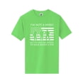 thumbnail image 1 of I'm Not A Hero Short Sleeve Neon T-Shirt, 1 of 1