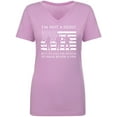 thumbnail image 1 of I'm Not A Hero Womens V-Neck T-Shirt, 1 of 3