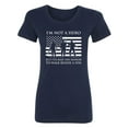 thumbnail image 1 of I'm Not A Hero Womens crewneck tee, 1 of 2