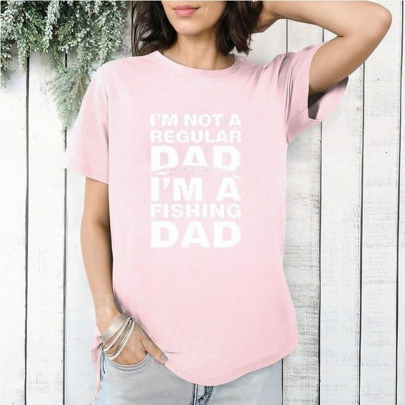 I’m Not A Regular Dad I’m A Fishing Dad Funny Father Angler Cool T-Shirt, for men & women, up to size 5XL