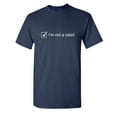 thumbnail image 1 of I'm Not A Robot Offensive Sarcastic Premium T Shirt Adult Humor Funny Saying Graphic Tee For Xmas Pre Birthday Anniversary Gift Hilarious Novelty Tshirt, 1 of 5