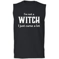 thumbnail image 1 of I'm Not A Witch I Just Curse A Lot Adult Sleeveless Tee, 1 of 3