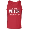 thumbnail image 1 of I'm Not A Witch I Just Curse A Lot Adult Tank Top, 1 of 3