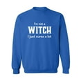 thumbnail image 1 of I'm Not A Witch I Just Curse A Lot Crewneck Sweatshirt, 1 of 3