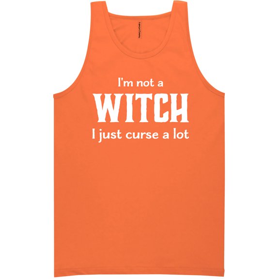 I'm Not A Witch I Just Curse A Lot Neon Tank Top