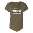 thumbnail image 1 of I'm Not A Witch I Just Curse A Lot Womens Dolman Tee, 1 of 3