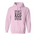 thumbnail image 1 of I'm Not Always Rude And Sarcastic Adult Hooded Sweatshirt, 1 of 3