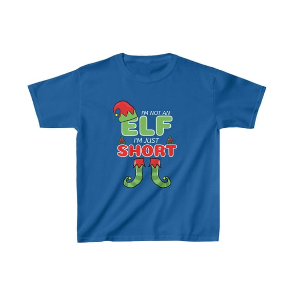 I'm Not An Elf I'm Just Short Family Matching Christmas T-Shirt