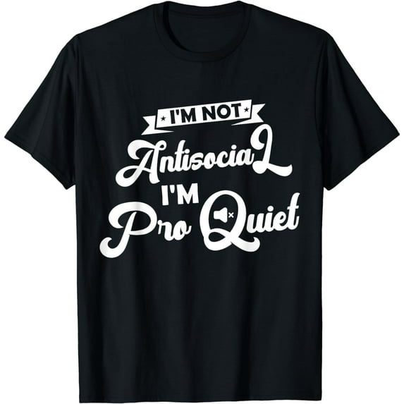 I'm Not Antisocial I'm Pro Quiet Vintage Anti Social Club T-Shirt