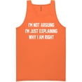 thumbnail image 1 of I'm Not Arguing I'm Just Explaining Neon Tank Top, 1 of 1